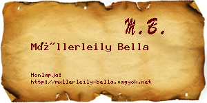 Müllerleily Bella névjegykártya